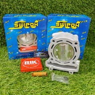 SWIPOH RACING CERAMIC BLOCK SET S1 TWO LONG FORGED PISTON 68MM / 70MM LC135 YAMAHA