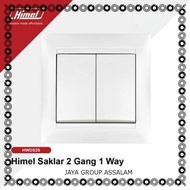 Ib himel series switch, 2 gang 1 way