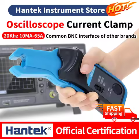 Hantek Automotive Oscilloscope AC DC Current Clamp CC65 CC650 CC800 Occilecope Accessories DC Curren