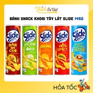 Potato Snack Slide - Multi-Flavored Potato Slide 145Gr (Big Box)