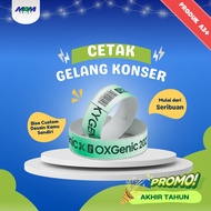 Print Concert Bracelets in Art Paper Custom Print/s Event Festival Ticket/s WristBand Pass Bangle/s