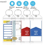[woyao2] Creative Transparent Business And Travel Suitcase Anti-Lost Luggage Tag Boutique