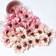 5.5cm Daisy Artificial Flowers Head Silk Fake Flowers Wedding Decoration Home Decor DIY Craft Wreath