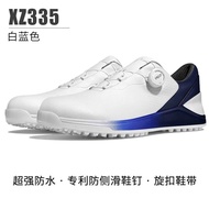 PGM Golf Shoes Mens Waterproof Microfiber Sports Shoes Anti Slip Nails Knobs Lace Shoes Mens