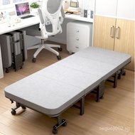 Foldable Bed Single Bed Portable Folding Single Bed Companion Bed Frame 75cm Wide Metal Bed Frame Of