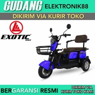 Promo Berkah Ramadan Sepeda Listrik Roda 3 Exotic 800Watt Exotic Roda 3 By Pasific