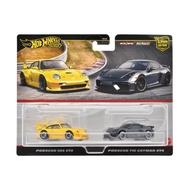 Hot Wheels Twin Pack Porsche 993 GT2 x Porsche 718 Cayman GT4
