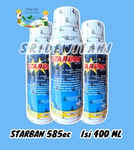 INSEKTISIDA STARBAN 585 EC isi 400ml Bahan Aktif klorpirifos 530 g/l dan sipermetrin 55g/l