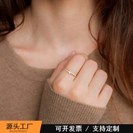 12 Birthstone DIY Cross-Border Hot-selling Ring Female Tail Ring December Birthstone Single Diamond 