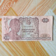 Uang kuno 10rupiah Sudirman th.1968