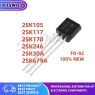 10Pcs Brand New 2SK170 2SK117 2SK105 2SK679A 2SK246 2SK30A K170 K117 K105 K679A K246 K30A 2SK117-BL 