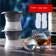 Ready Stock Homemade ice hockey silicone mold home large ice hockey beverage coffee quick-frozen box