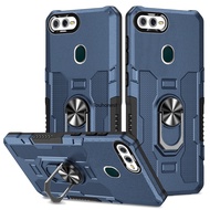Casing For Oppo A7 Case Oppo A5S Case Oppo A12 Case Oppo A11K Case Oppo F9 Case Oppo A1K Case Oppo A57 A77 Case Oppo A77S A57E A57S Case Oppo A53 Case Oppo A54 Case Full Protect Hard Armor Metal With Ring Stand Phone Cover Cassing Cases Case ZH