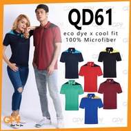 QD61 OREN SPORT Unisex 100% Microfiber Short Sleeve Polo