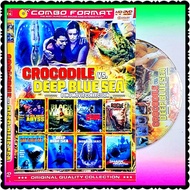 KASET DVD FILM CROCODILE VS FILM DEEP BLUE SEA-KASET DVD FILM PREDATOR-FILM BLACK WATER-FILM CRAWL-F
