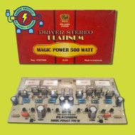 kit driver power  Amplifier magic platinum 500 watt stereo by rell RADJA