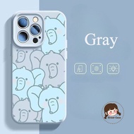 Cute Rabbit Imitation Liquid Silicone Phone Case For Samsung Galaxy M32 M54 M51 M31S M30S A40 A10S A