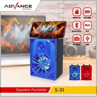 ADVANCE - Speaker Bluetooth Portable Music Box (S-31)