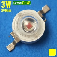LED HPL 3W 590nm Yellow LED APILL 100LM Taiwan Chip 38 mil