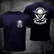 Ready Stock New Paratrooper Gurkha Special Forces Skull Print 200GSM High Quality Cotton Men's Top T