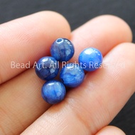 [1 Hạt/3 Hạt] 6MM Đá Kyanite Xanh Dương Tự Nhiên Loại AA Hợp Mệnh Thủy Mộc Vòng Tay Phong Thuỷ Chuỗi