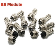 1set GX16 2/3/4/5/6/7/8/9 Pin Male & Female 16mm Circular Aviation Socket Plug Wire Panel Connector