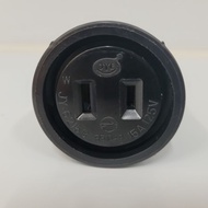 JY-7215 RB 2-pin Locking Socket (2P 15A/250V) used with JY-2215RB plug