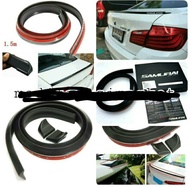 mini ducktail lips spoiler mobil hitam