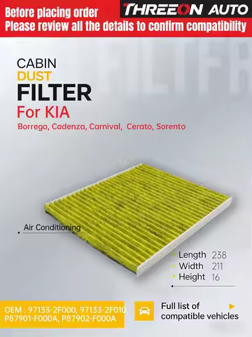 WESTGUARD MK3170 Cabin Filter For KIA Mohave Carnival Sedona III Sorento Cerato 97133-2F000 97133-2F