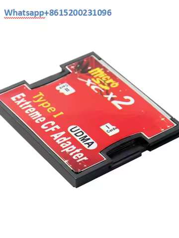 Original micro SD to CF card holder with dual TF to CF card holder supporting SDCC 2TB high-speed ad