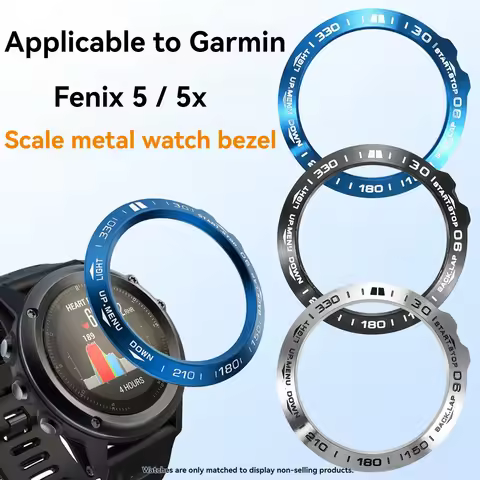 Bezel Ring Dial Scale For Garmin Fenix 5x/5xplus bezel ring steel frame Fenix 5/5plus protection Adh