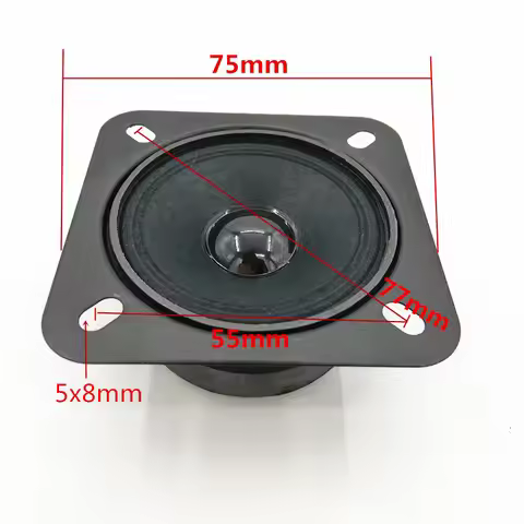1pc 65mm 75mm Tweeter Speaker 2/ 2.75 Inch 8 Ohm Audio HiFi Midrange Loudspeaker DIY Mini Stereo Sou