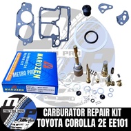 Carburator Repair Kit(MCK-3664T/CK-3664)For TOYOTA COROLLA 2E EE101(1SET)Keyster or Maruzen Brand