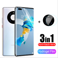 Huawei Mate 40 30 Pro Hydrogel Screen Protector for Huawei P40 P30 Pro Plus Full Cover Front and Back Soft Film