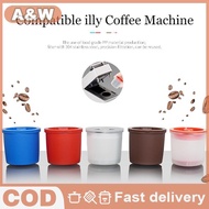 Refillable Capsule Coffee Cupspatible Illy Machines Refill Coffee Filte