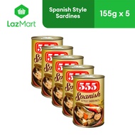 555 Sardines Spanish Style 155g - Pack of 5