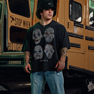 JIANSHENSHIJIAJIANSHEN | เสื้อยืด Batman พร้อมสเปรคเกลิทเตอร์