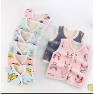 Outerwear vest for children