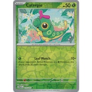Caterpie - 010/165 - Common Reverse Holo Scarlet & Violet 151 Reverse Holo Singles