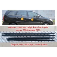 Original Black Innova Weather Strip Exterior Glass Seam Rubber