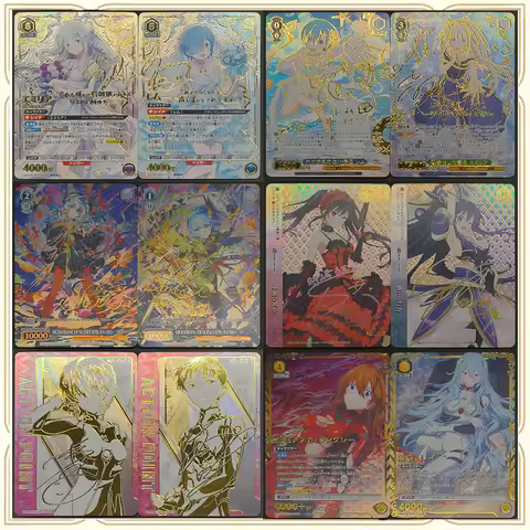Anime Goddess Story Weiss Schwarz DIY ACG Ayanami Rei Katsuragi Misato Sparkling Collectible Card Ch