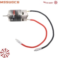 IMSSUG Brushed RC Motor, High Torsion Stainless Steel RC Brushed Motor, Durable 390 28T Low Noise Hi