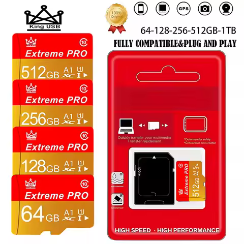 High speed 64GB Micro TF SD Card Memory Card Hight Speed MIni Micro TF/SD Card 512GB 256GB 128GB 64G