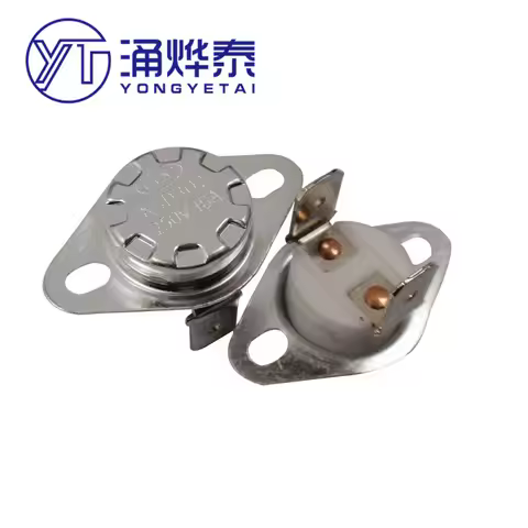 YYT 5PCS KSD301 & KSD302 Ceramic Normally Closed (NC) Temperature Control Switch Thermostat, 40-180°