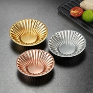[Ready Stock]304 stainless steel plates chrysanthemum plates snacks french fries plates restaurant s