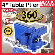 Black Hardware Grafting Tool Bench Vice Heavy Duty Ragum Meja Clamping Clamp Tool Anvil Heavy duty W