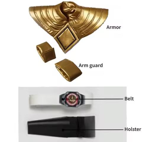 Green Tommy Cosplay Armor Arm Guard Belt Holster Accessories