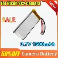 3.7V 1500mAh Battery For Ricoh SC2 Camera Li-Polymer Rechargeable Pack Replacement FT822457P Batteri