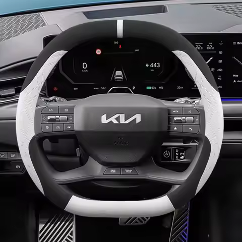 Suede Warm Car Steering Wheel Cover For NEW KIA Sportage EV3 EV5 EV9 K9 2025 2026 winter Warm Heatin