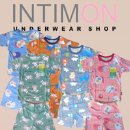 setelan baju pendek anak moms gift motif animal setelan moms gift terbaru